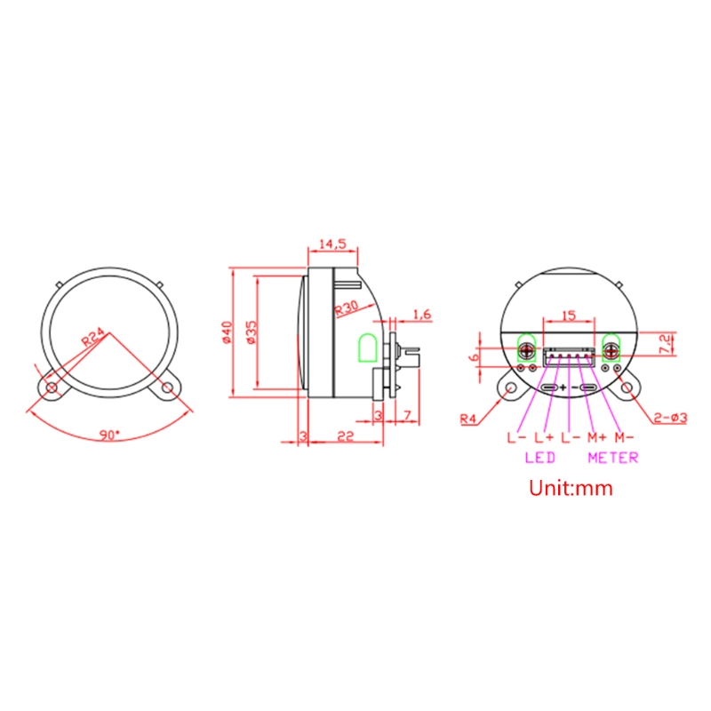 Vu Meter Dial Panel Meter Te Gebruiken Opname Niveau Amp Meter Versterker Nauwkeurige Thuis Huis