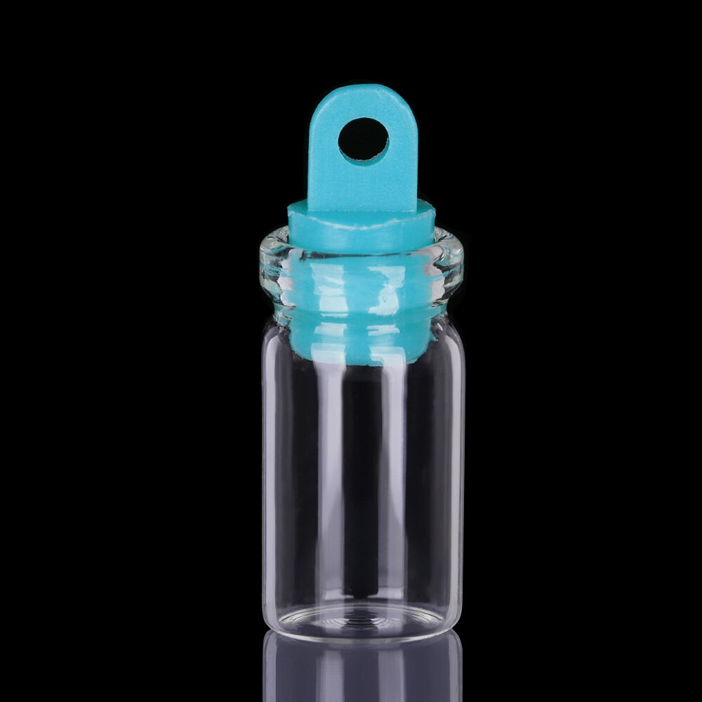 Kleine driftfles glazen potten decoratie diy containers mini goedkope berichtenflesjes ornamenten kurken stop regenboog wensfles: 4