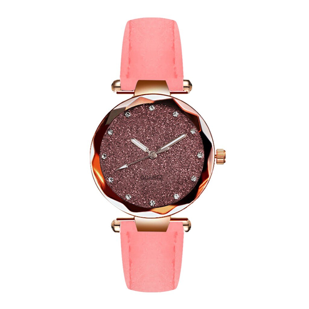 Sky Star Watch Ladies Rose Gold Quartz Watch Female Bracelet Watches Black Night sky Watch Bracelet Clock