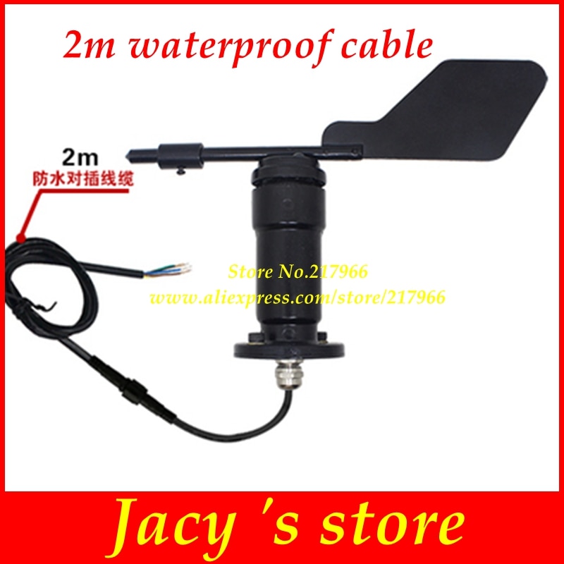 Wind direction sensor Wind cup Manufacturer RS485 4-20ma 0-5V 0-10V Weather station c output 2m cable