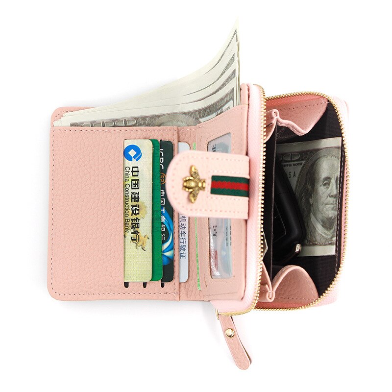 coréen portefeuille femmes sac à main Mini changement sac carte sac femmes court portefeuille portefeuille