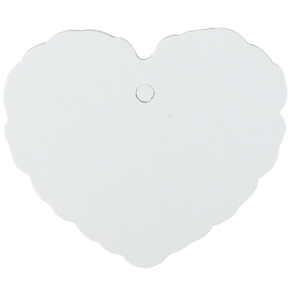 Neue 100 x Herz Papier Stichworte Weiß Herz Kraft Papier Stichworte Gepäck Preis Gunsten Ort Karten begleiten Karten Tisch Stichworte