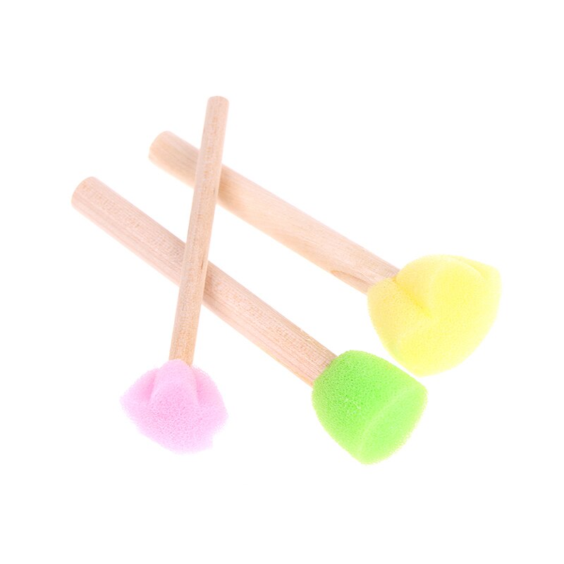 5 stücke freundlicher Kleinkind Schwamm Stempel Pinsel Bausätze Blume Zeichnung Spielzeug Für freundlicher Farbe Spielzeug Malerei Pädagogisches Spielzeug