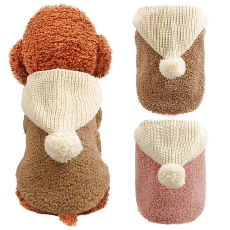 Leuke Kat Hond Hoodie Winter Hond Kleding Voor Honden Jas Jas Katoen Ropa Perro Franse Bulldog Kleding Puppy Hond levert