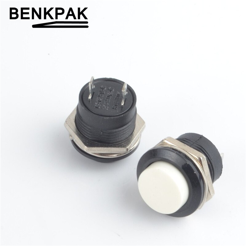 5 stks 16mm Zelf Return Momentary Drukknop