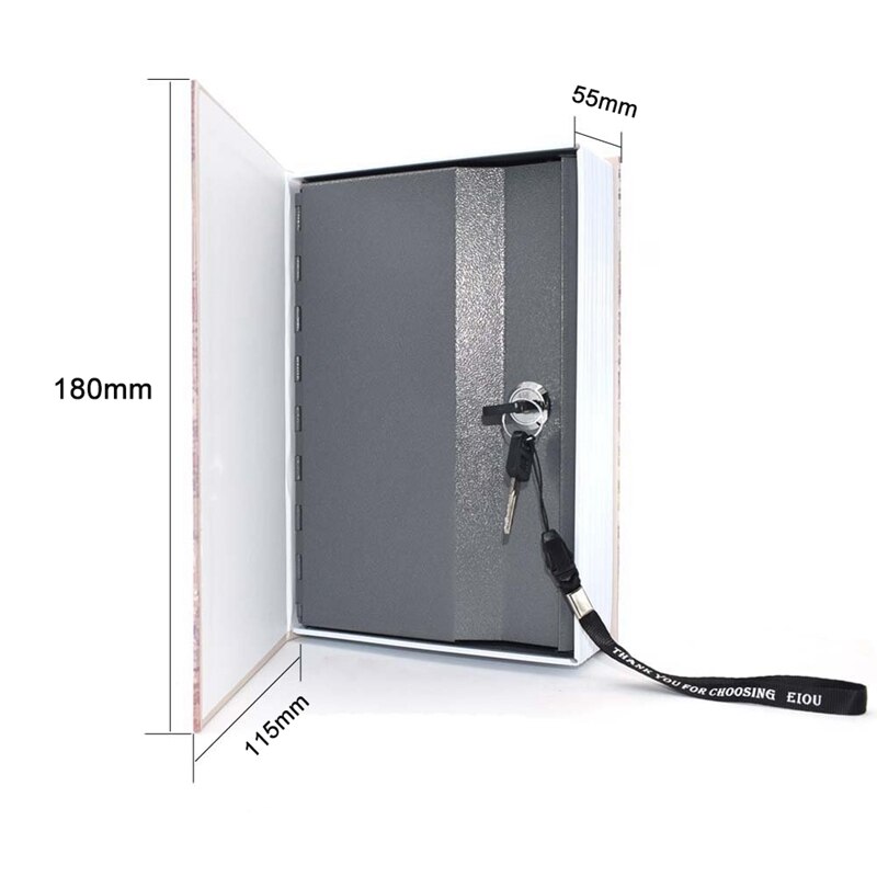 Mini Woordenboek Kluis Opbergdoos Vlinder Boek Secret Security Safe Lock Voor Sieraden Sleutel Kostbaarheden
