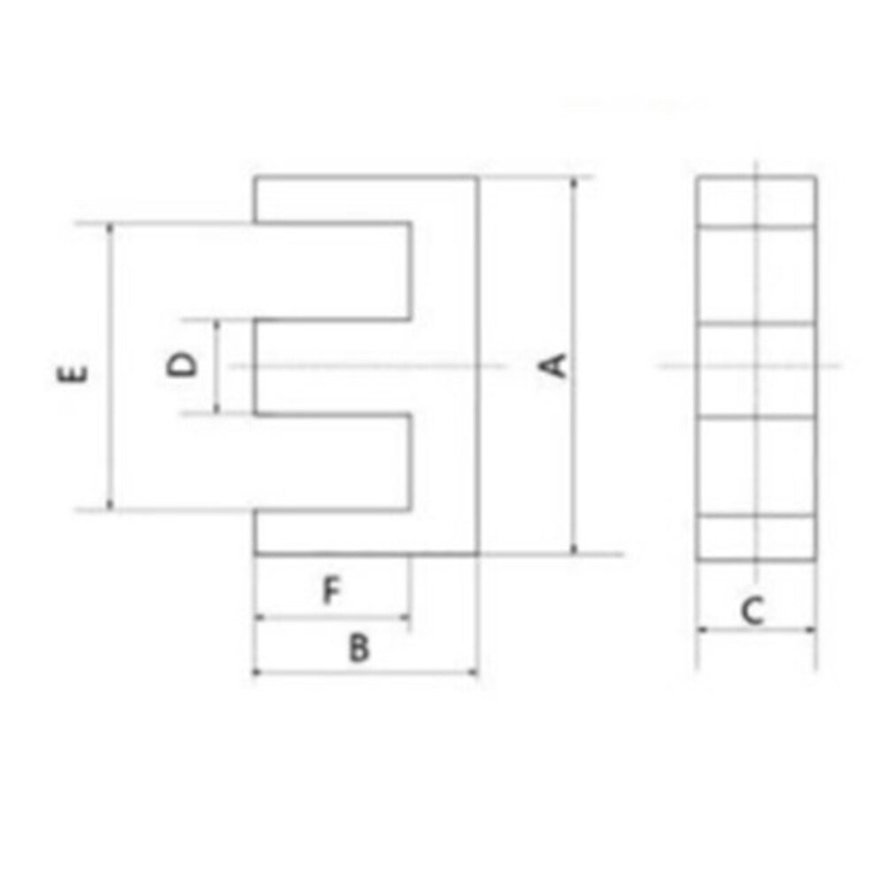 5 conjuntos ee25 5 + 5pin transformador bobina pc40 ferrite núcleo vertical