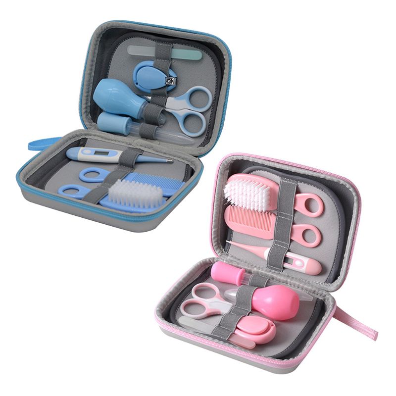 8 Pcs/Set Baby Grooming Kit Essential Baby Care Items for Toddler Girls Boys D0AF