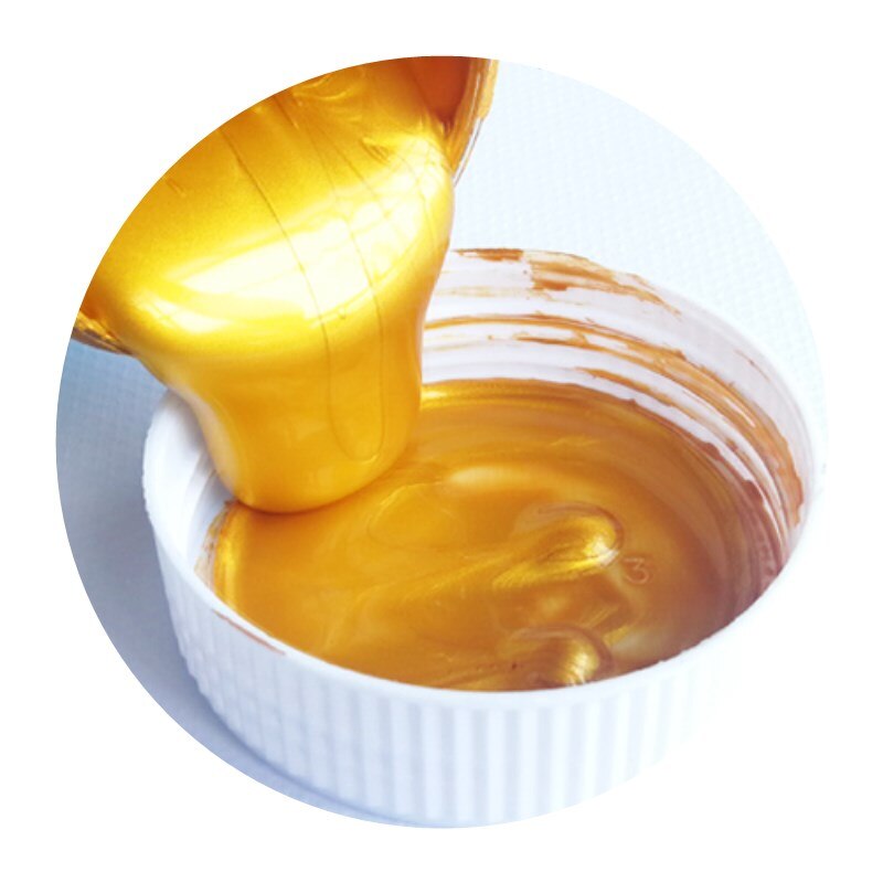 100ML Gold Paint Metallic acrylic paint,waterproof not faded for Statuary Coloring DIY hand painted graffiti Varnish Coating