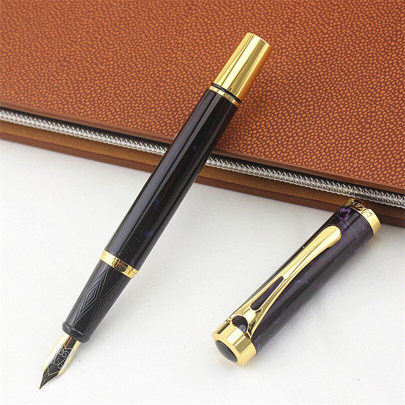0.5mm tout métal Lraurita stylo plume Kawaii papeterie encre stylos bureau fournitures scolaires pour