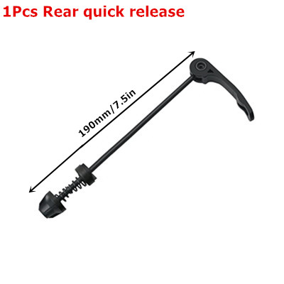 Bike Axle Quick Release Skewer Front Rear Bicycle Axle Wheel Hub Fit for Road Bike, Mountain Bike, MTB, BMX: Rear quick release