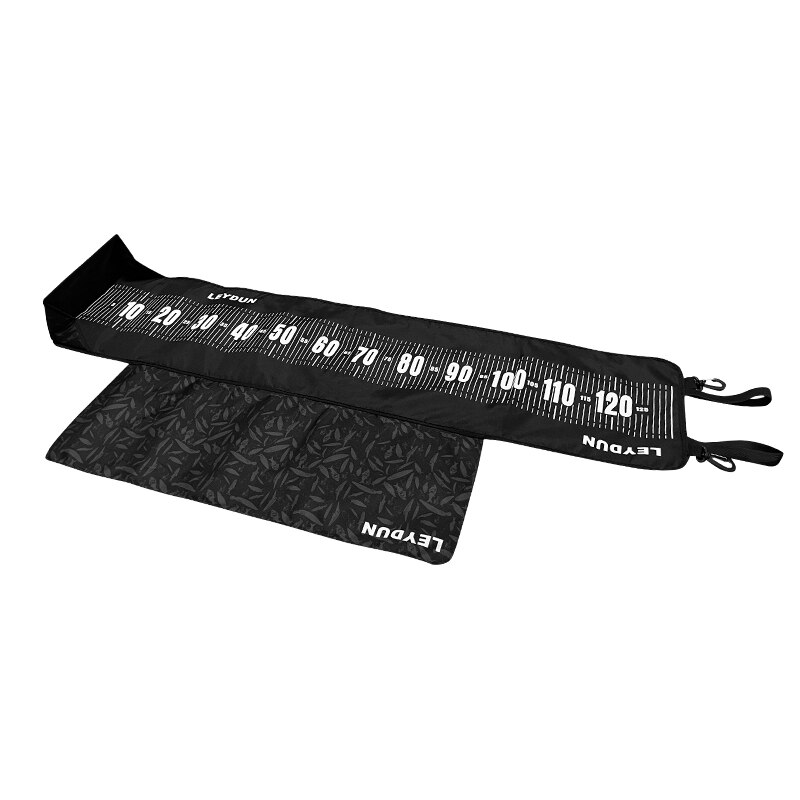 Leydun 125cm Fisch maß matt Winkel werkzeuge werden mit einem Sauerei lineal und einem gepolsterten, knienden Winkel gerät geliefert