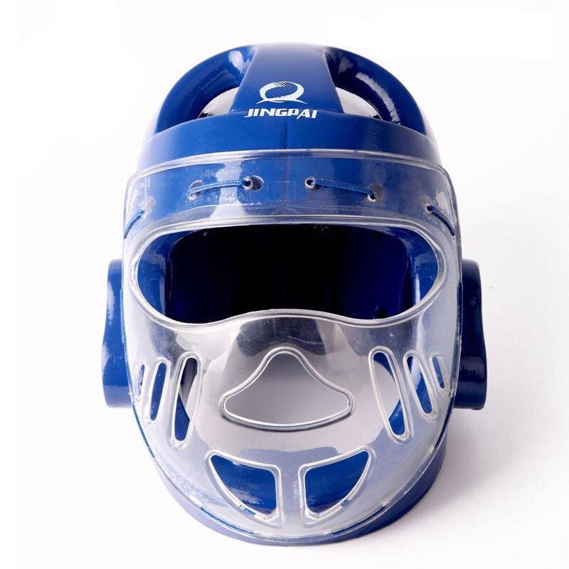 MMA Kick Boxing Karate Sparring Gear Martial Arts Headgear Taekwondo Full Face Shield Helmet Protector