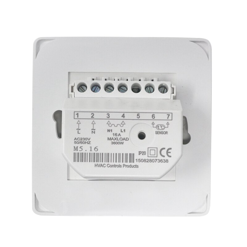 Elektrisk gulvvarme romtermostat temperaturregulator varm regulator 220v 230v 16a ntc sensor programmerbar universell