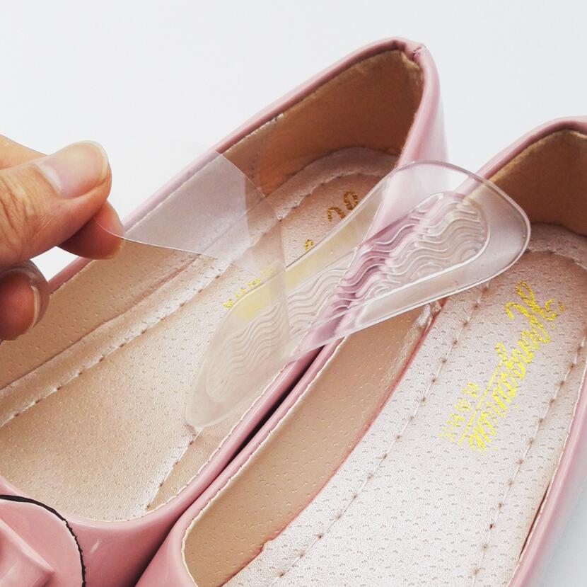 1 Pair Soft Silicone Gel Women Heel Inserts protector Foot feet Care Shoe Insert Pads Insole Cushion Feet Care Accessories