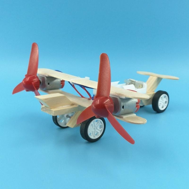 Elektrisk taxa fly lille produktion diy lille opfindelse børns håndlavede materialer populærvidenskabelig model