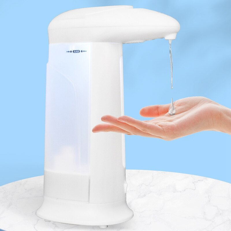 Touchless Hand Soap Dispenser with IR Sensor USB Rechargeable Foam Soap Dispenser Electric Waterproof for Bathroom