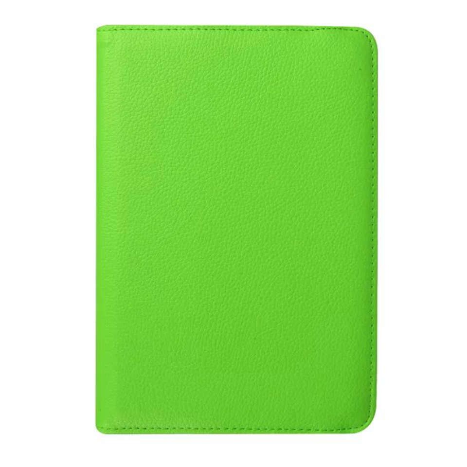 För samsung galaxy tab  s2 8.0 tums fodral  t710 t713 t715 t719 sm-t710 sm-t715 surfplatta skal 360 roterande fäste flip läder skal: Grön