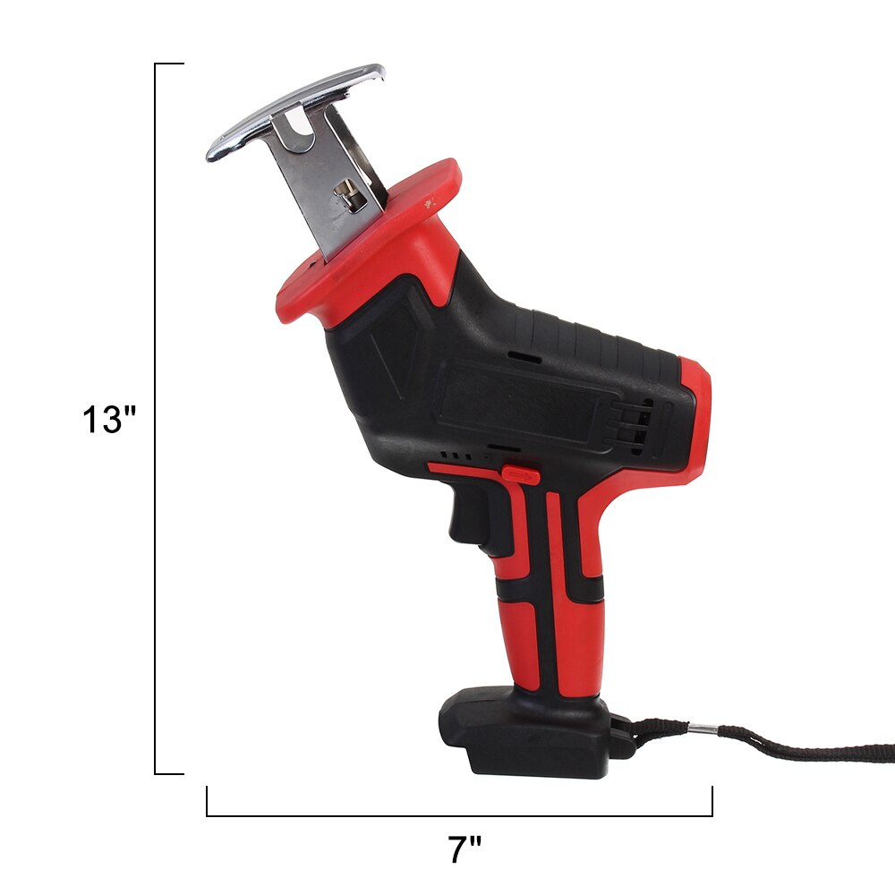 3000RPM/min Cordless Reciprocating Saw Blade Electric Saber Saw Kit For Wood Metal Chain Cutting Power Tool without Battery