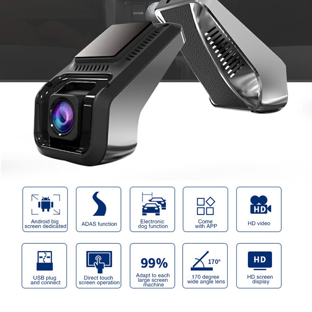 Auto Dvr 1080P Full Hd Dashcam Actie Voertuig Camera Video Recorder Griffier Auto Dvr Dual Lens Bewegingsmelder Auto dash Cam