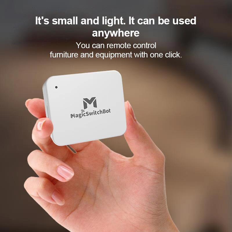 Bluetooth 5.0 Smart Switch Knop Pusher Voor Garage Muur Lichtschakelaar App Tijdschakelaar Controller Smart Home