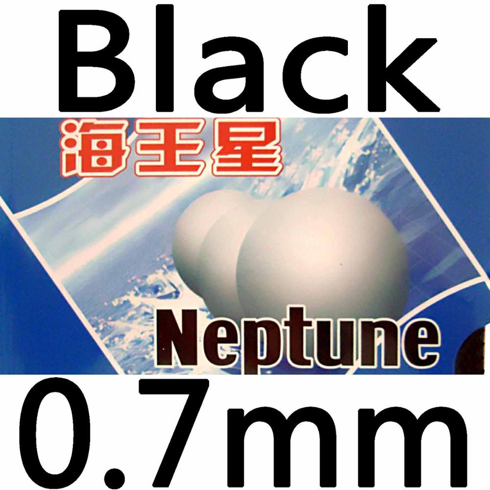 Yinhe/Milchstraße/Galaxy Neptune lange pips-out tischtennis/pingpong gummi mit schwamm: Black 0.7mm