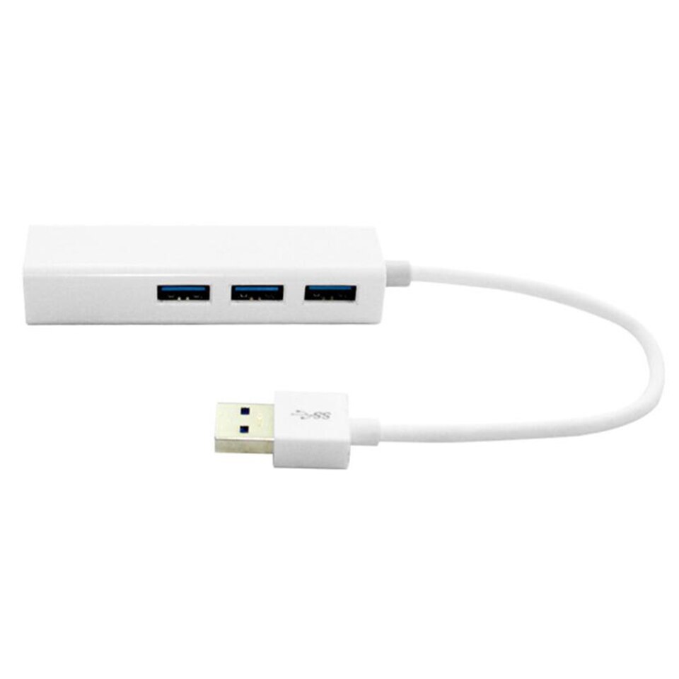 USB Ethernet Adapter met 3 HUB USB2.0 NIC USB om Ethernet RJ45 Lan Gigabit Internet Windows 7/8/10 Voor Tablet PC Laptop