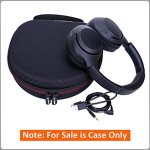 Ltgem Waterdichte Eva Hard Case Voor Sony WH-XB900N Draadloze Ruisonderdrukkende Extra Bass Hoofdtelefoon: Default Title