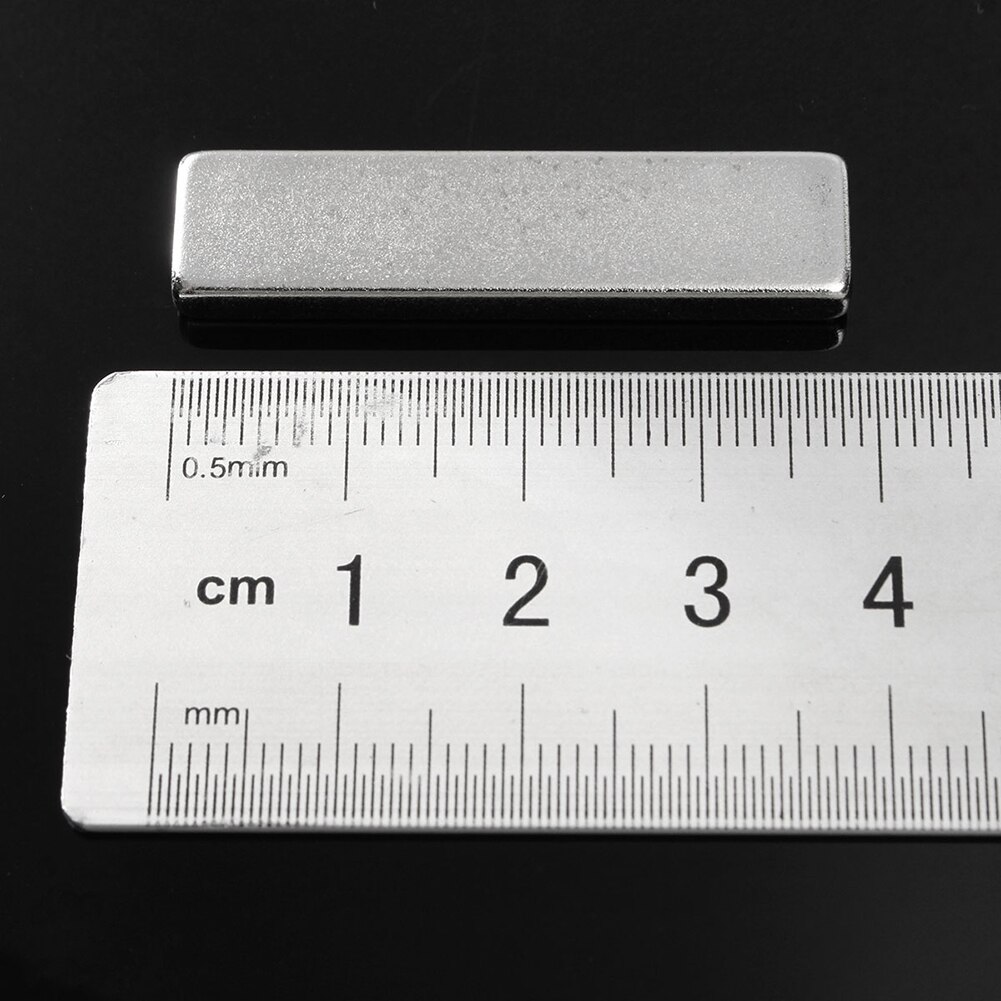 5 stks/set 40x10x4mm N52 Sterke Magnetische Blok Bar Koelkast Multifunctionele Zeldzame Aarde Neodymium Magneten