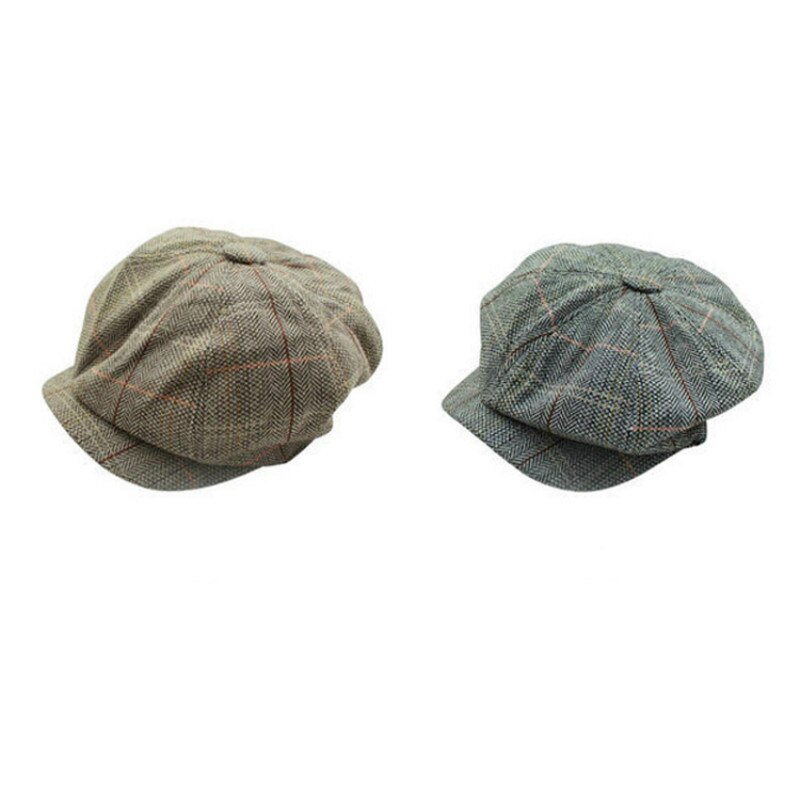 Gorros de Tweed Gatsby boina para hombre, nuevos, distribuidor de periódico, conducción Retro, sombrero para abuelo