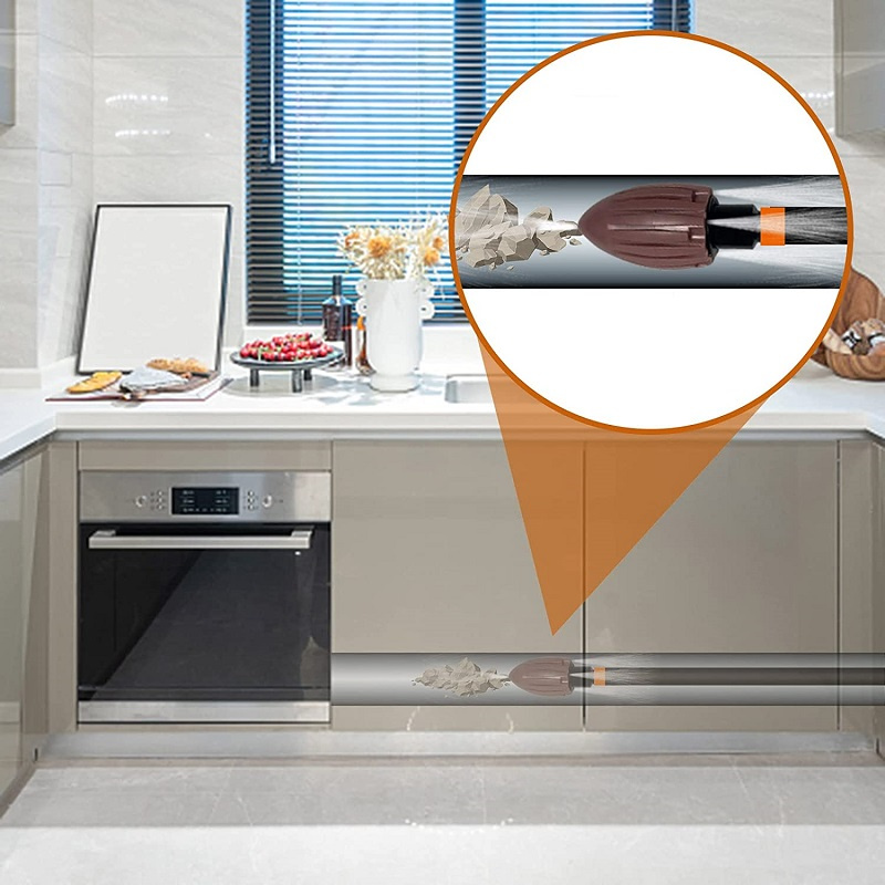 Pipe Cleaning Nozzle Water Raket Vorm Riool Baggeren Gereedschappen Snel Baggeren Pijp Hoge Waterdruk Schoonmaken Tool MAZI888