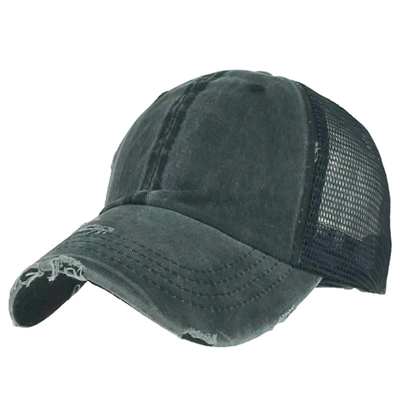 Gewassen katoenen baseballpet snapback hoed heren dames retro hiphop getailleerde petten casual brief pet gorra hombre bone
