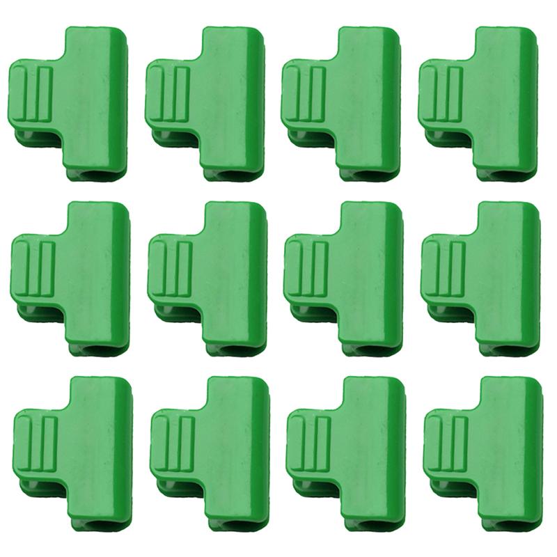 24 Pcs Plastic Greenhouse Snap Clamps Film Buckle Clamps Plastic Pipe Clamps