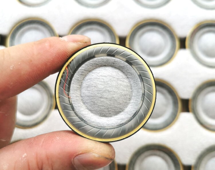 40mm headphone unit 40mm wool unit Composite film headset unit speaker Diy earphone accessories 2pcs