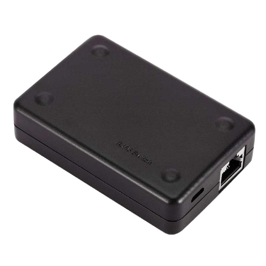 GRWIBEOU 2 Ports RJ45 CAT6 LAN HUB Network Switch Box Selector For Laptop 2 In 1 Out Ethernet Network Cable Splitter Connector