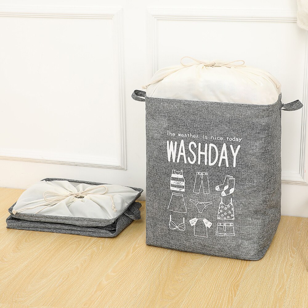 Cesta plegable para la ropa sucia, organizador para la ropa sucia, soporte para juguetes, bolsa de almacenamiento, barril de almacenamiento para artículos diversos de tamaño grande para el hogar