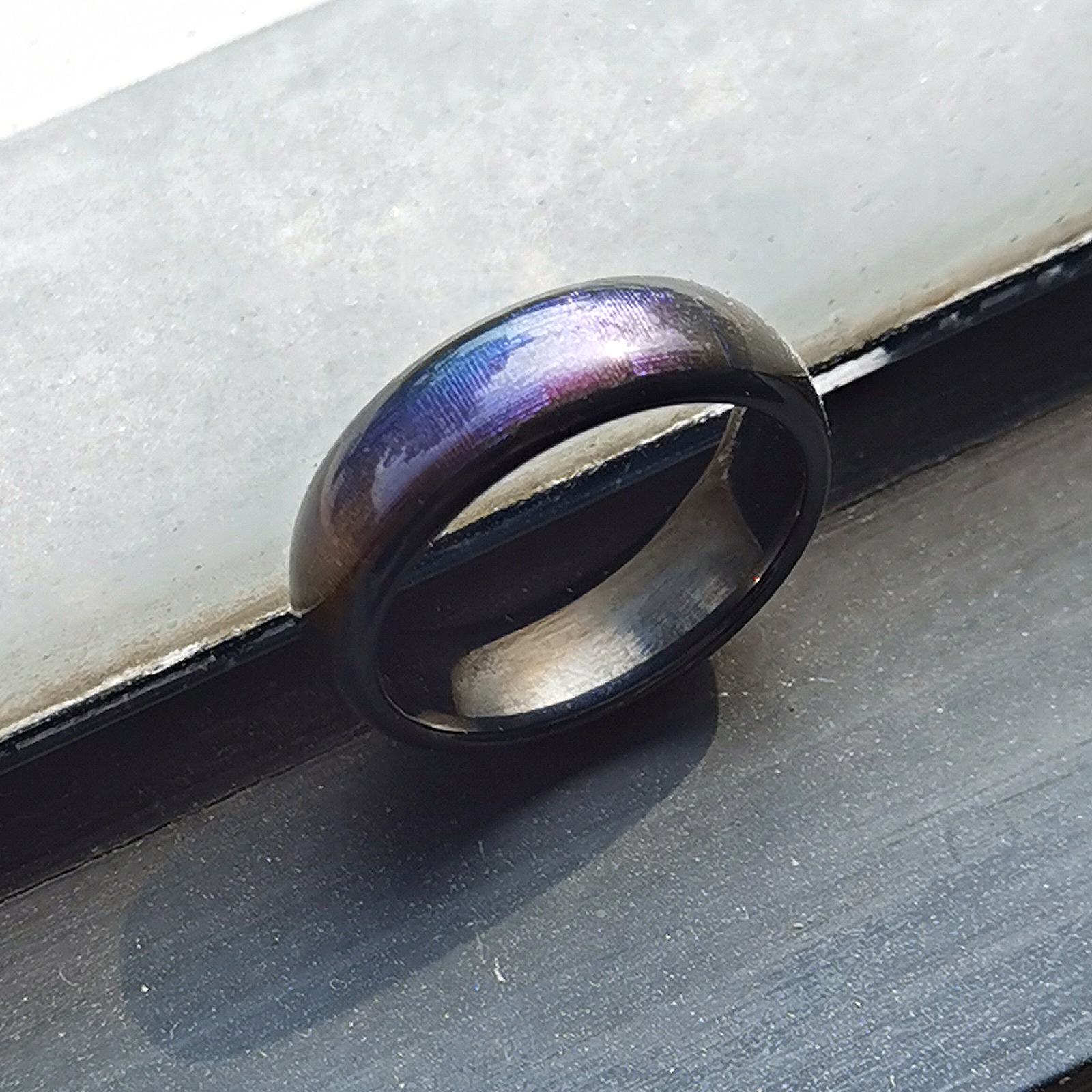 Bague intelligente en céramique programmable pour hommes ou femmes, puce NDavid Ntag216, 888 octets
