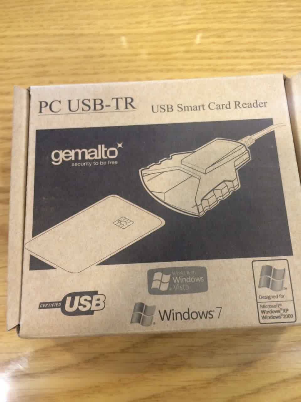 Gemalto PC USB TR USB Smart Card Reader CT30