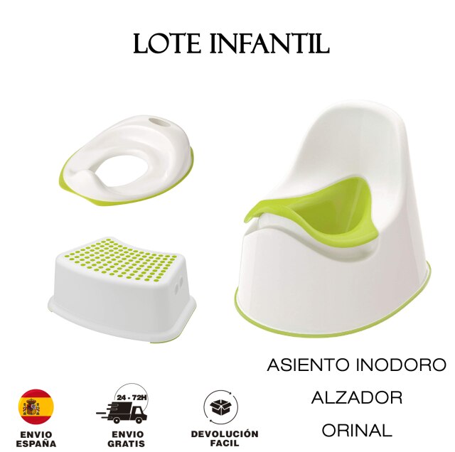 Escalon Infantil Antideslizante... alzador infantil con taburete de baño alzador de baño escalón de baño: LOTE INFANTIL