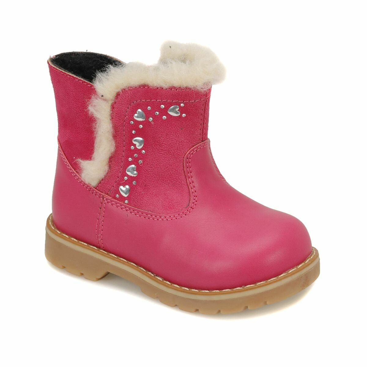 FLO LEONA Fuchsia filles enfants bottes ballon-s: 22