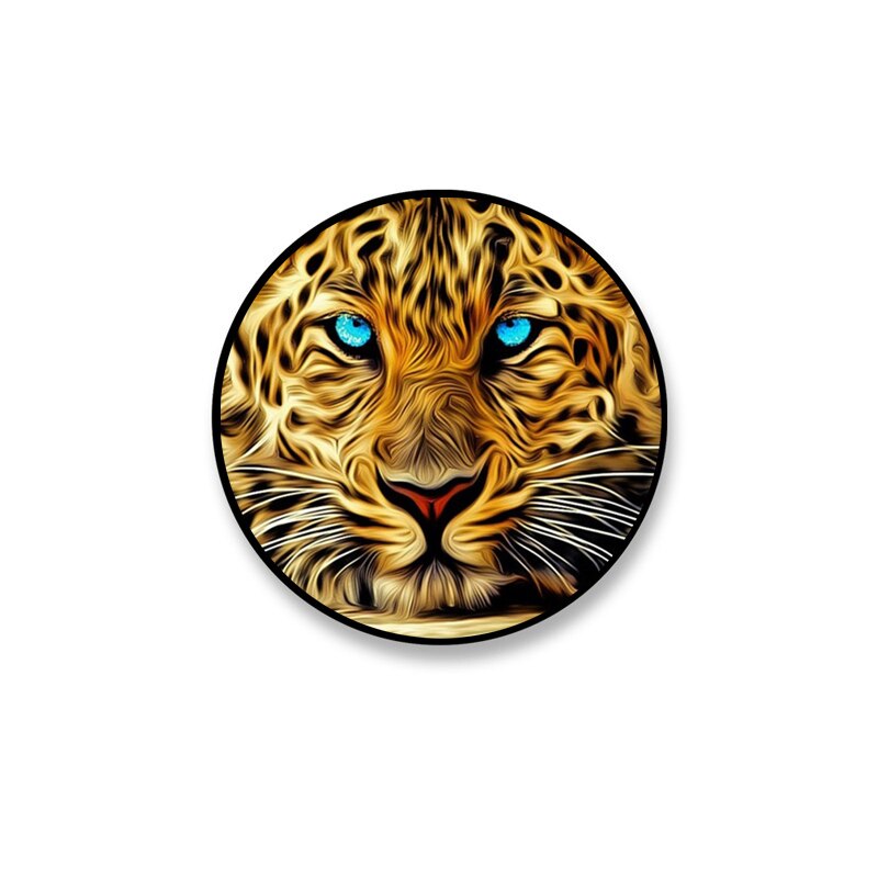 Luxe Bloem Wolf Opvouwbare Telefoon Grip Vinger Ring Telefoon Houder Telefoon Beugel Voor Iphone Standhouder Telefoon Houders: 8