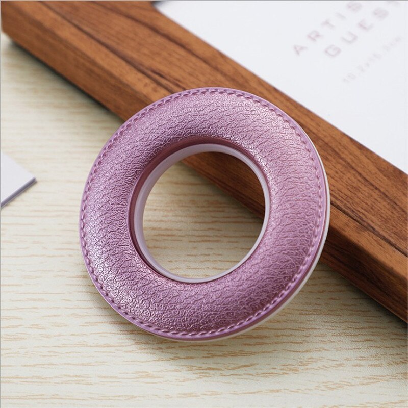 Curtain Rings Luxury Curtain Eyelets Buckles Oversize Curtains Curtain Cirle Silent Rings Rod Grommet ABS Accessories Roman: Purple-10pcs