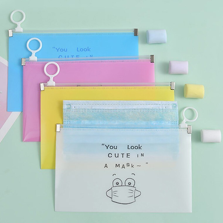 Waterproof Portable Face Masks Organizer Foldable Cleaning Bags 4pc Organizer Storage Box Home Case Protection Пыленепроницаемый