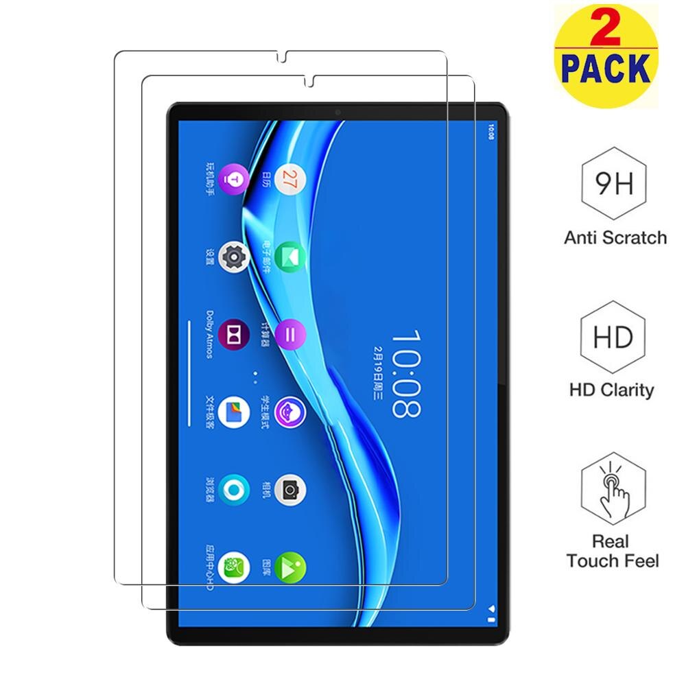 Funda de cuero con soporte magnético para Lenovo Tab M10 HD, TB-X505F, TB-X505L, TB-X605F, 10,1": 2pcs Tempered Glass / Tab E10 TB-X104F
