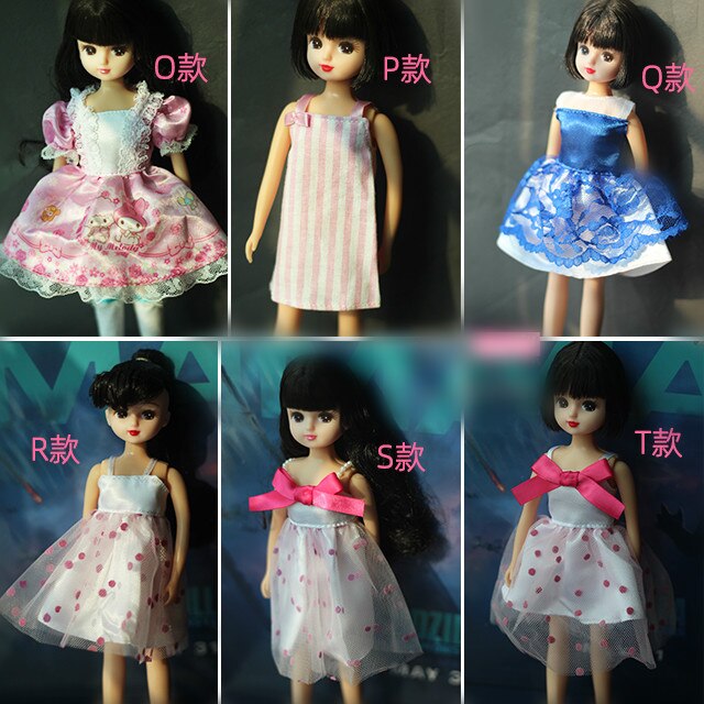 1/6 clothes For Dolls For Licca doll Momoko Doll Blyth doll clothes Jumpsuit dress suit For Girls Dolls