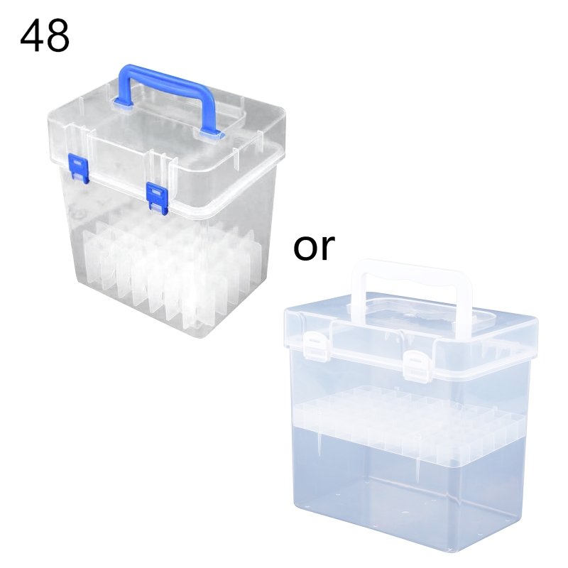 Transparent Marker Pens Storage Box Container Art Craft Tray Office Desk Organizor Home School Students Study Supply Y98A