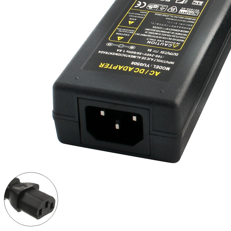Universal strömadapter 24v led laddning eu us-kontakt 1a 2a 3a 4a 5a 6a 8a ac  dc 220v to 24v strömadapter 24 v volt för led strip