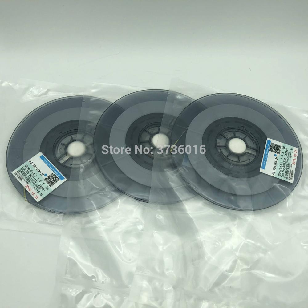 1,5 MM * 50M ACF conductora anisotrópico película adhesivo AC-7813KM-25 para LCD y flex cable adhesión juntos para lcd reparación