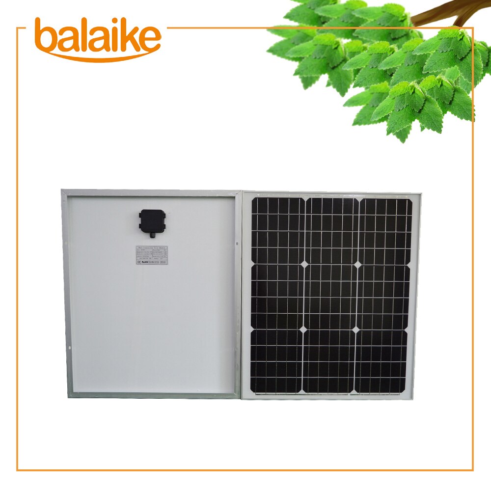 50W solar panel 18V solar system for household energy storage lighting DIY solar panel for power supply