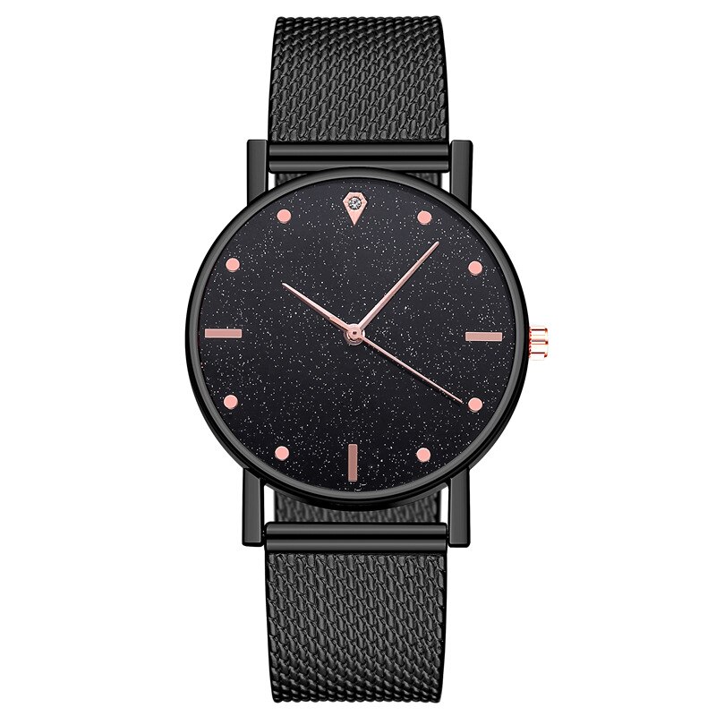 frauen Uhren Edelstahl Zifferblatt Casual Armband Uhr Damen Luxus Quarzuhr Zegarek Damski Reloj Mujer